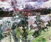 Lovis Corinth Walchensee, Neuschnee painting